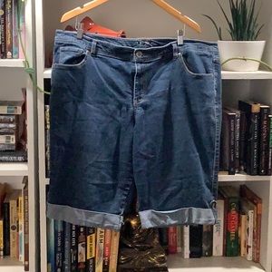 Jean shorts plus size 20